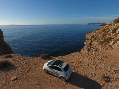 gebraucht Fiat 500 Panoramadach Klima ideal für Womo evtl Trailer