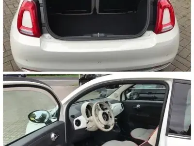 Gebraucht Fiat 500 Lounge 69 PS (50 kW) 2016 Weiß Kleinwagen