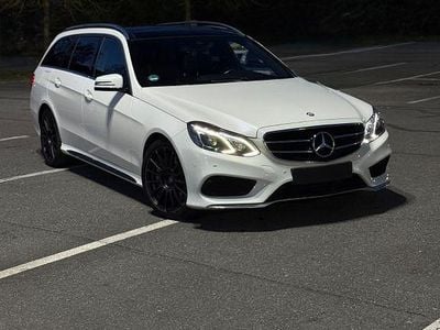 Usata Mercedes E350 AMG line 258 CV (189 kW) 2014 Bianco Berlina