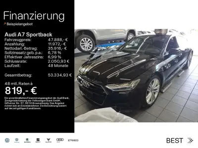Gebraucht Audi A7 S-Line 286 PS (210 kW) 2022 Mythosschwarz metallic Limousine
