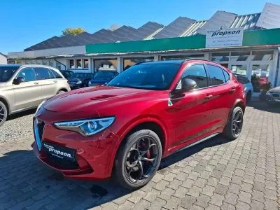 Gebraucht Alfa Romeo Stelvio Quadrifoglio 510 PS (375 kW) 2020 Azzurro polizia SUV