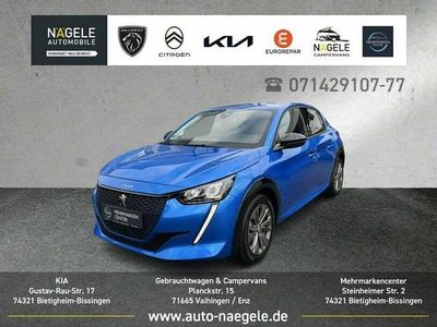 Gebraucht Peugeot e-208 Allure 100 kW (136 PS) 2023 Blau Kleinwagen