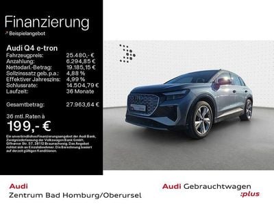 Gebraucht Audi Q4 e-tron S-Line 125 kW (170 PS) 2022 Blau SUV
