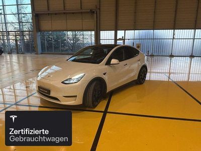 Pearl white multicoat Gebraucht 2022 Tesla Model Y Performance SUV | 39.600 € (Fairer Preis)