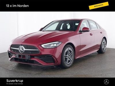 Gebraucht Mercedes C300e AMG 313 PS (230 kW) 2024 Rot manufaktur lack manufaktur patagonie Limousine