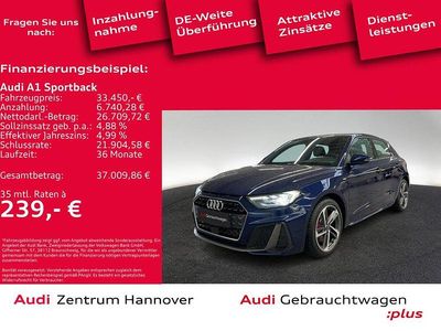Navarrablau metallic Neu 2025 Audi A1 Sportback S-Line Kleinwagen | 33.450 € (Guter Preis)