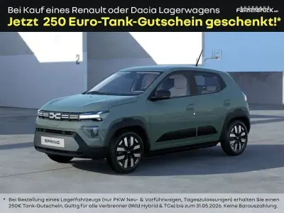 Nowe Dacia Spring Expression 52 kW (71 KM) 2026 Zielony Hatchback