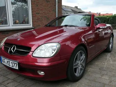 Gebraucht Mercedes SLK200 163 PS (119 kW) 2001 Rot Cabrio