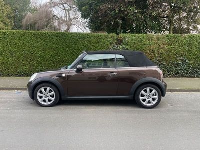 gebraucht Mini One Cabriolet One in Braun mit Ledersitzen