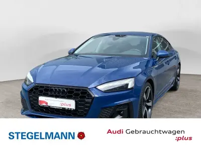 Gebraucht Audi A5 Sportback S-Line 163 PS (119 kW) 2023 Ascariblau metallic Kleinwagen