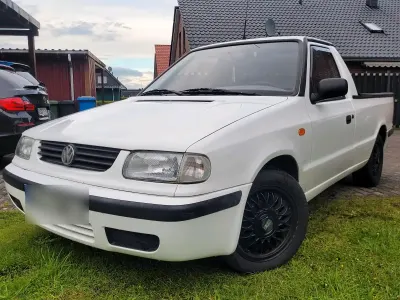 Gebraucht VW Caddy 64 PS (47 kW) 2000 Weiß Van / Kleinbus