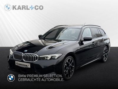 Black sapphire metallic (schwarz) Gebraucht 2024 BMW 330 M Sport Kombi | 51.890 € (Fairer Preis)