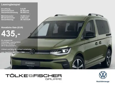 Neu VW Caddy Life 116 PS (85 kW) 2026 Grün Van / Kleinbus