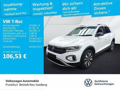 Gebraucht VW T-Roc Goal 116 PS (85 kW) 2025 Weiß SUV