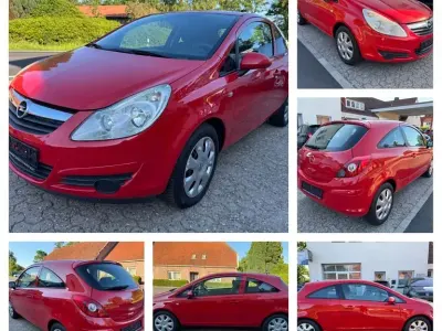 Gebraucht Opel Corsa Edition 60 PS (44 kW) 2008 Rot Kleinwagen