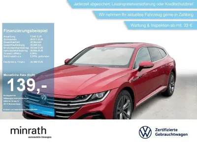 Brugt VW Arteon R-line 200 HK (147 kW) 2023 Rød Sedan