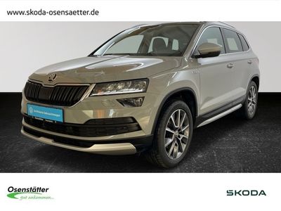 gebraucht Skoda Karoq 2,0 TDI Scout 4x4 AHK DSG LED Sitzhzg. Navi