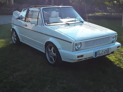 Gebraucht VW Golf Cabriolet 95 PS (69 kW) 1983 Weiß Cabrio