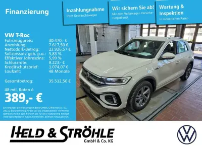 Occasion VW T-Roc R-line 150 ch (110 kW) 2024 Gris SUV