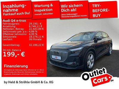 Gebraucht Audi Q4 e-tron 150 kW (204 PS) 2023 Schwarz SUV