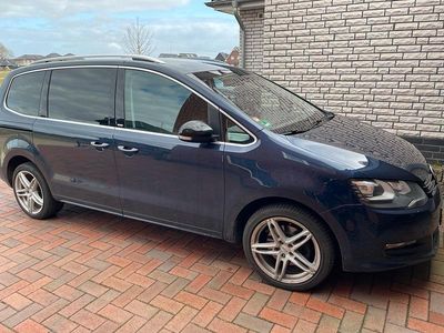 Gebraucht VW Sharan Highline 150 PS (110 kW) 2012 Blau Van / Kleinbus