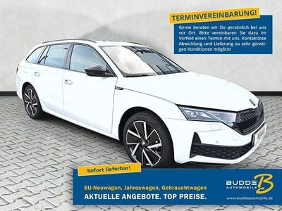Moonwhite metallic Neu 2025 Skoda Octavia SportLine Kombi | 35.980 € (Fairer Preis)
