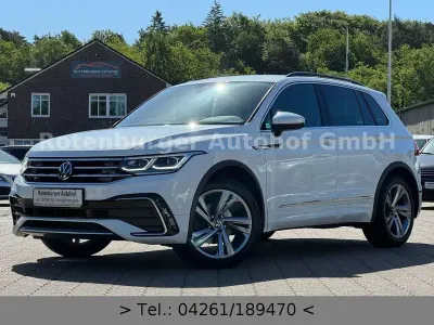 Gebraucht VW Tiguan R-line 150 PS (110 kW) 2022 Pure white SUV