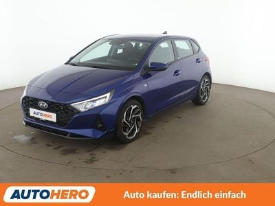 Gebraucht Hyundai i20 Intro Edition 101 PS (74 kW) 2021 Blau Kleinwagen