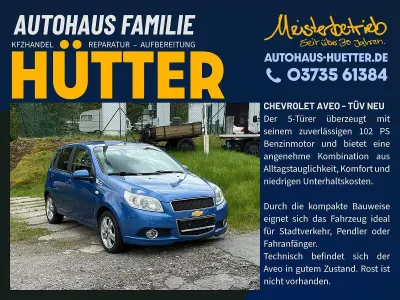 Occasion Chevrolet Aveo 102 ch (75 kW) 2011 Bleue Citadine