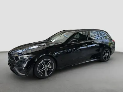 Gebraucht Mercedes C200 AMG line 204 PS (150 kW) 2024 Obsidianschwarz (metallic) Kombi