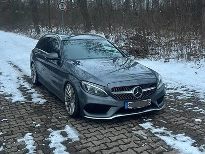 Gebraucht Mercedes C220 AMG line 2017 Grau Kombi