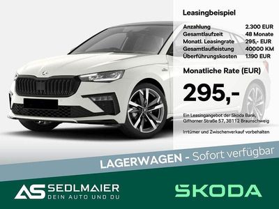 Neu Skoda Scala Monte Carlo 150 PS (110 kW) 2025 Moonweiß perleffekt Kleinwagen