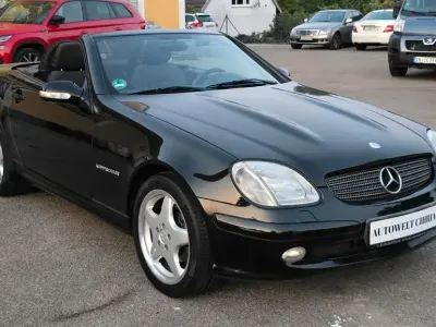 Gebraucht Mercedes SLK200 163 PS (119 kW) 2000 Schwarz Cabrio
