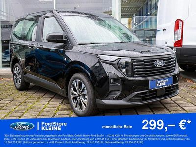Neu Ford Tourneo Courier Trend 125 PS (91 kW) 2025 Schwarz Van / Kleinbus