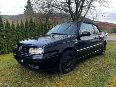 Gebraucht VW Golf Cabriolet 101 PS (74 kW) 2000 Schwarz Cabrio