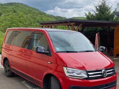 Używany VW T6 204 KM (150 kW) 2018 Czerwony Van