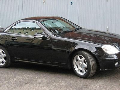 Gebraucht Mercedes SLK200 163 PS (119 kW) 2001 Schwarz Cabrio
