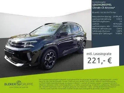 Gebraucht Citroën C5 Aircross 131 PS (96 kW) 2023 Lackierung schwarz perla nera/typ aussenverkleidung metalliclackierung SUV