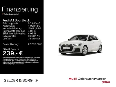 Second-hand Audi A1 Sportback Advanced 95 CP (69 kW) 2023 Alb Hatchback