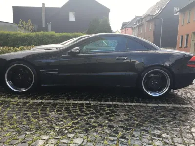 Second-hand Mercedes SL350 245 CP (180 kW) 2003 Negru Cabrio