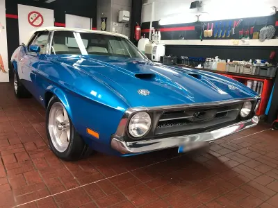 Gebraucht Ford Mustang Mach 1 200 PS (147 kW) 1971 Blau Cabrio