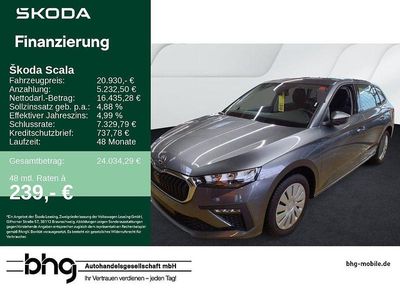 Grau Gebraucht 2025 Skoda Scala Essence Kleinwagen | 20.930 € (Superpreis)