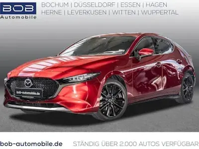Używany Mazda 3 Exclusive-Line 186 KM (136 kW) 2024 Czerwony Sedan/Limuzyna