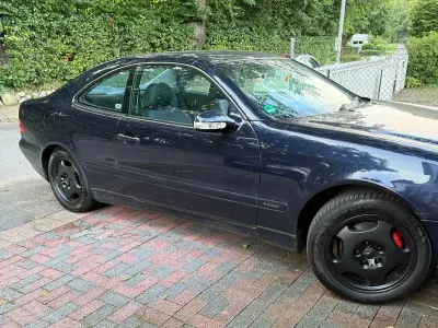 Brugt Mercedes CLK200 Elegance 163 HK (119 kW) 2000 Blå Coupe