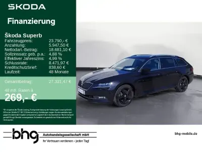 Gebraucht Skoda Superb Style 272 PS (200 kW) 2019 Schwarz Kombi