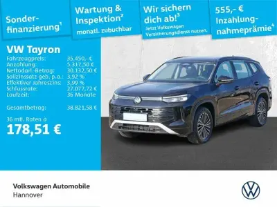 Gebraucht VW Tayron Life 150 PS (110 kW) 2025 Schwarz SUV