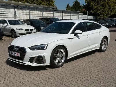 Gebraucht Audi A5 Sportback S-Line 204 PS (150 kW) 2022 Weiß Kleinwagen