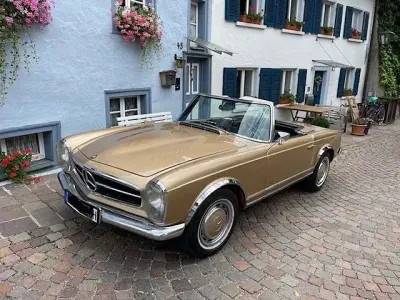 Gebraucht Mercedes 280 170 PS (125 kW) 1969 Gold Cabrio