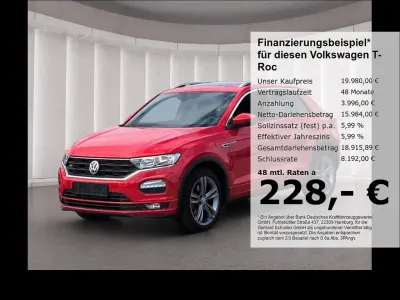 Gebraucht VW T-Roc R-line 190 PS (139 kW) 2018 Rot SUV