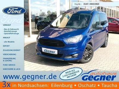Gebraucht Ford Tourneo Courier Sport 101 PS (74 kW) 2017 Blau Van / Kleinbus